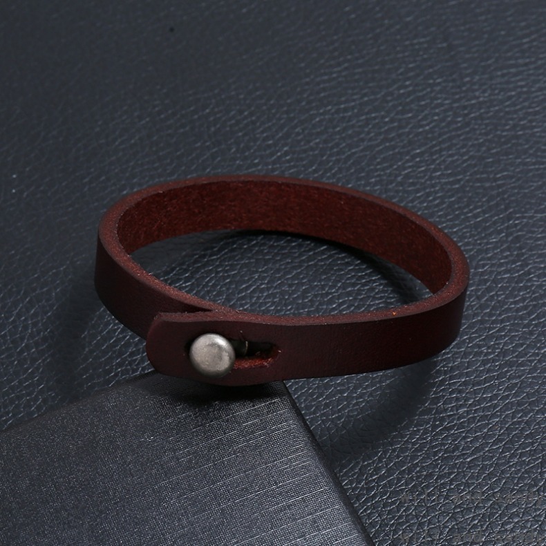 Fashion Leather Bracelet Retro Button Bracelets Star Charm Multilayer Stacking Bangle Cuff Wristband for Women Men Father Birthday Gift Fashion Jewelr