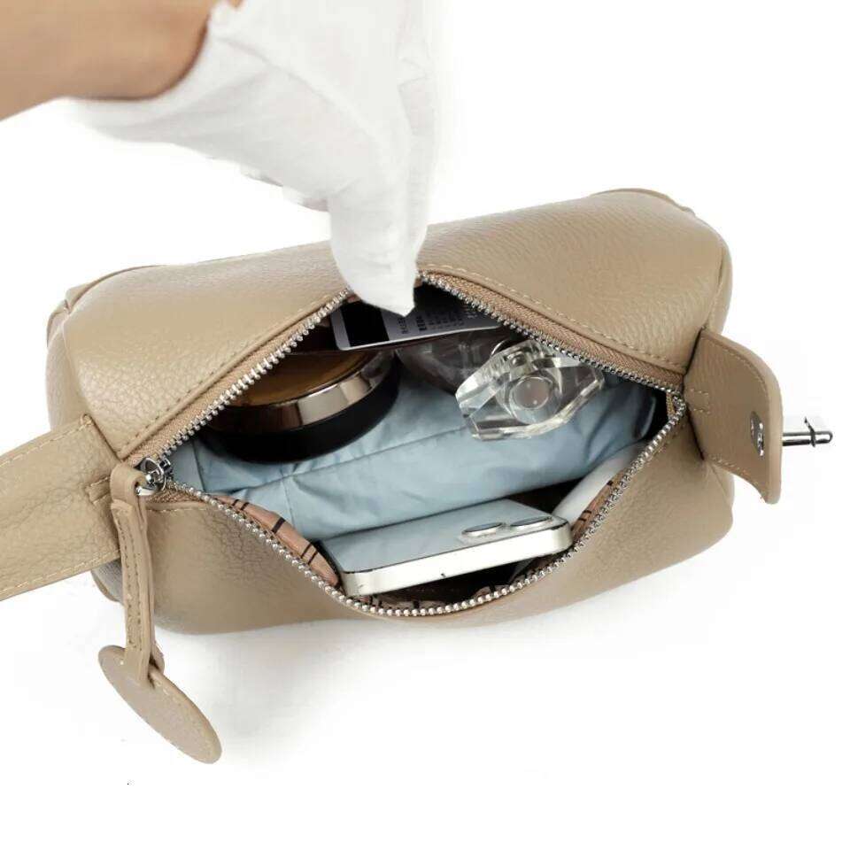 Elegant Women's Handbag Unique Handle Design Soft Leather Shoulder Crossbody For Handbags Women Bags