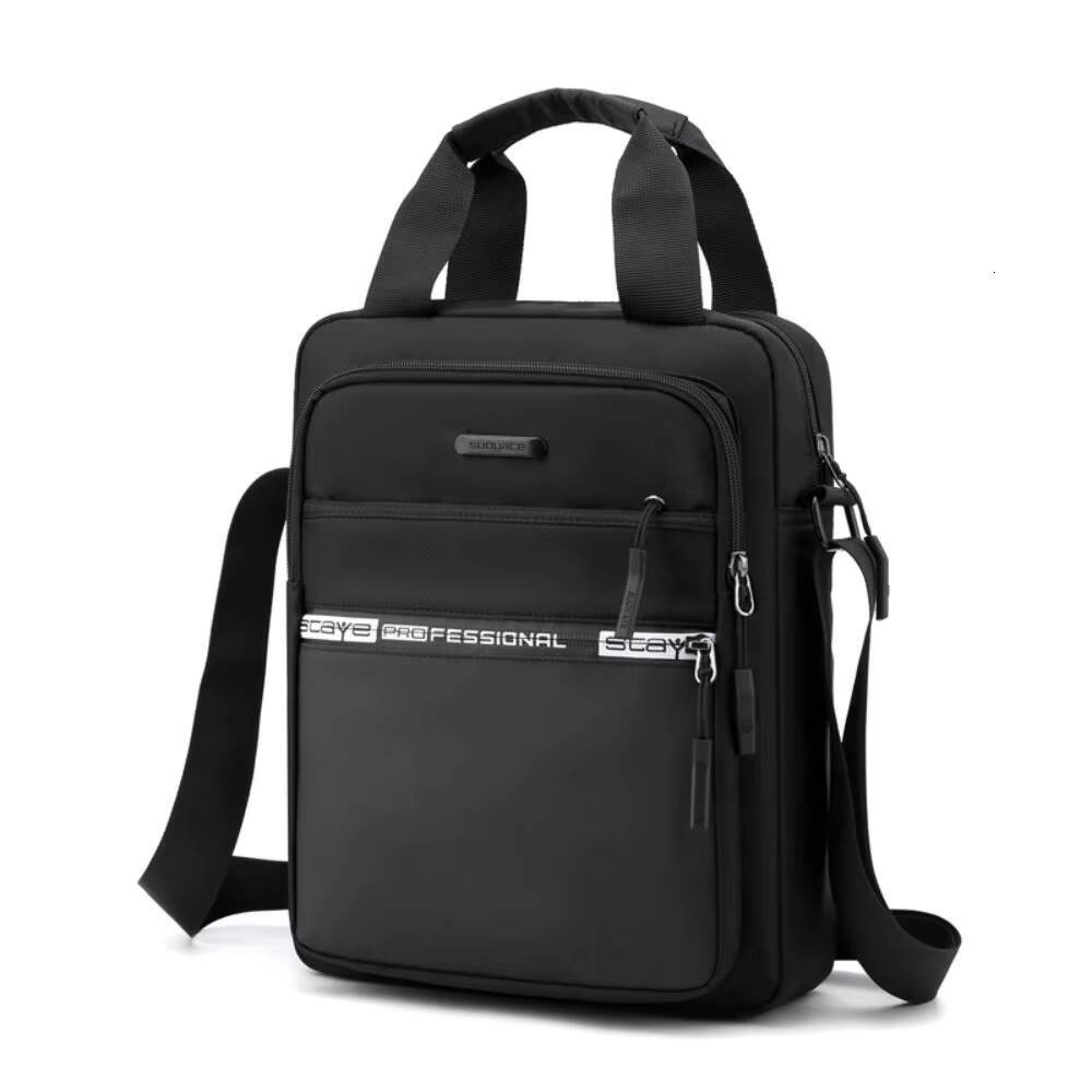 Mens Business Shoulder Fashion Casual Solid Color Large Capacity High Quality Oxford Cloth Waterproof Multifunctional Bag ddmynov