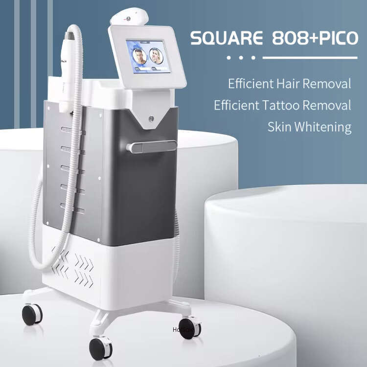 Salon Use 808 Diode Laser Painless Freezing Point Hair Removal Powerful Picosecond Laser with Infrared Aiming Accurate Tattoo Removal Instrument