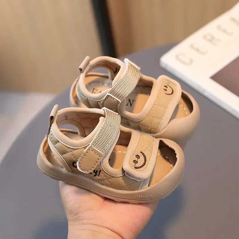 Toddler Sandals Summer Children Shoes Little Kids Sport Sandals Lucky Smile Face Unisex Baby Boys Girls Casual Anti-slip Sandals R250707