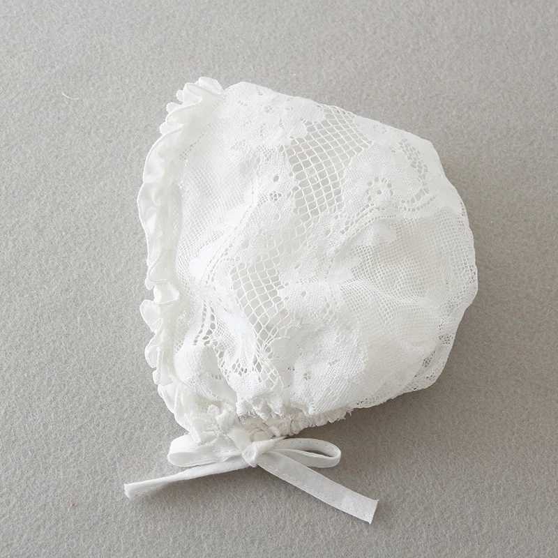 Hetiso White Infant Dress for Baptism Baby Girls Lace Dresses with Hat Kids Clothes Christening Birthday Outfits 3-24 Months R250707