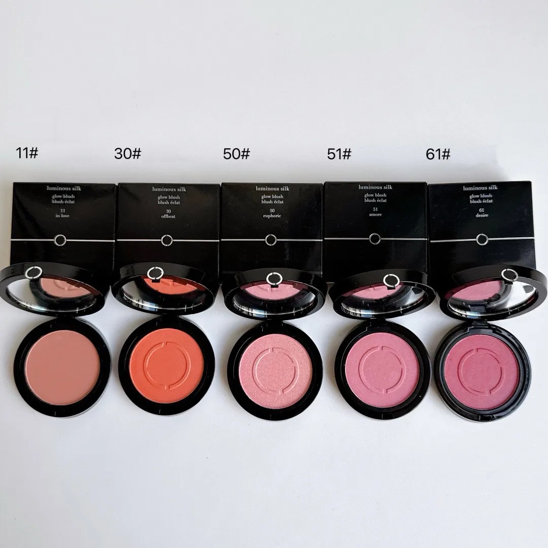Makeup Blush 3.6g Luminous Silk Glow Blush Face Cheek Palette Rose Peach Matte Blushes Cosmetics 5 Colors Contour Tint Blusher Shadow Powder in love Offbeat