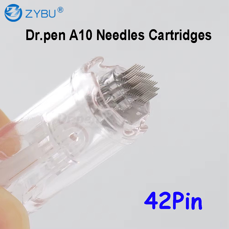 Dr Pen Tattoo Bayonet Cartridge Needles - 50 Pcs Replacement for A10 Micro Needle with Various Pin 12 24 36 42 and Nano Round