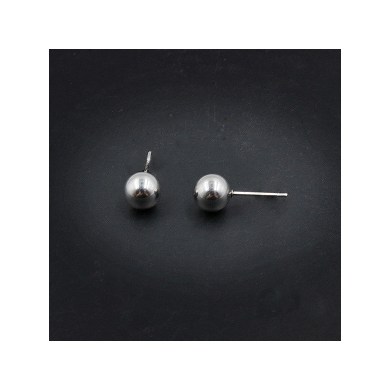 INS Style Square Shape Titanium Steel Jewelry: Elegant Earrings Featuring Sparkling Zirconias for Personalized Chic Look TM0006