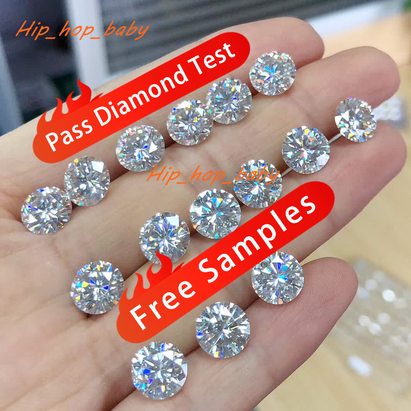 GRA Certificate 100% Pass Moissanite Diamond Tester Flawless D VVS1 Moissanite Perfect Cutting Loose Moissanite Diamond Stones