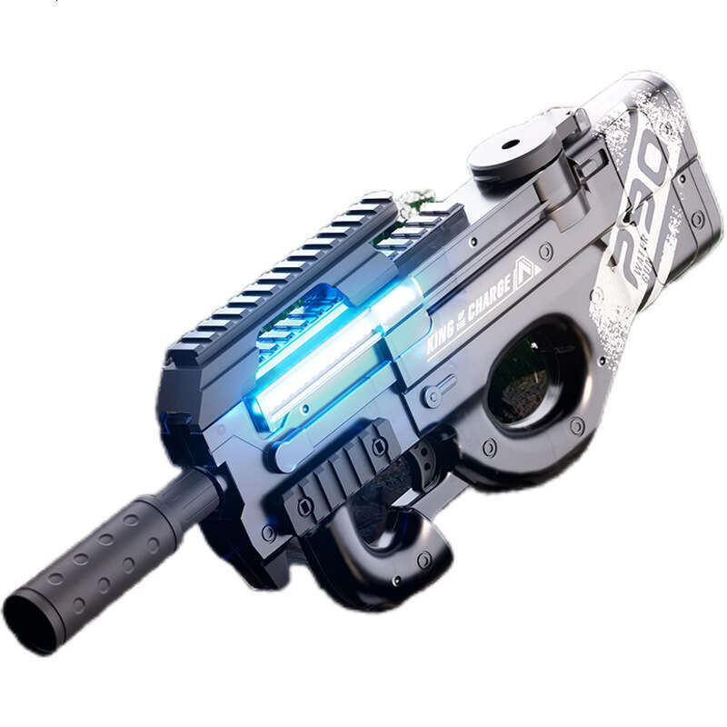 Automatic P90 Toy with Flashing Lights AUG Large Electric Repeating Water Spray Gun