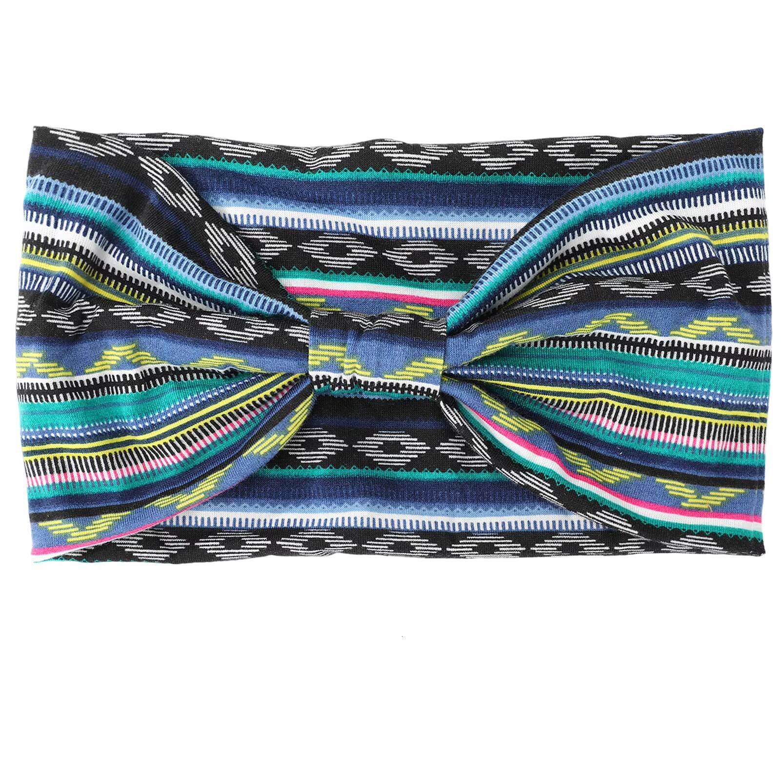4PCS Boho Fashion Wide Headbands Sweat-absorbent Headscarf Bohemian Hair Accessories for Sports Tennis Gym Exercise MIAO-US ddmythur