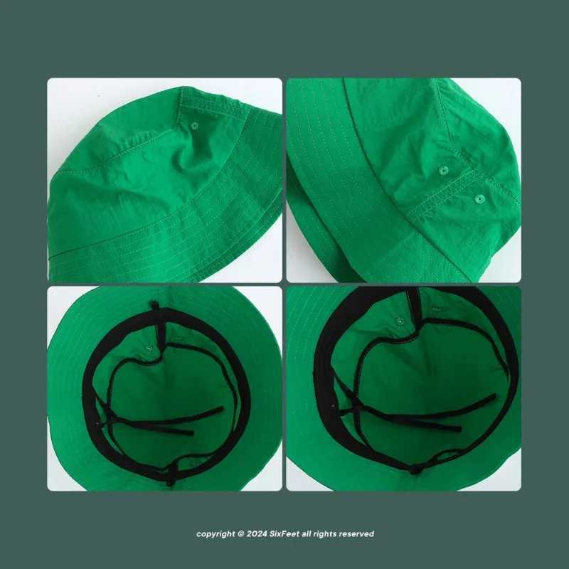Japanese Simple Solid Color Quick-drying Bucket Hats for Men and Women Summer Outdoor Fishing Sunscreen Versatile Thin Basin Cap Y250707