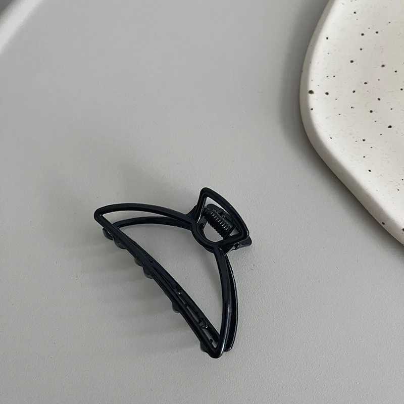 New Black Small Metal Claw Clips Headdress for Women Girls Mini Hair Clips Hairpins Barrettes Crab Clip Fashion Hair Accessories Y250707