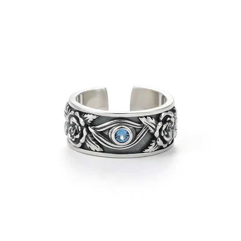 925 Sterling Silver God Eye Woman Rings Accessories Wholesale Wedding Luxury Designer Jewelry GaaBou XJ250707