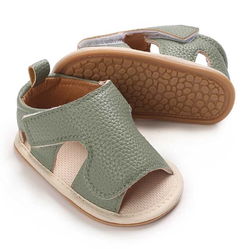 Baby Sandals Summer Boys Simple And Fashionable Casual Shoes Non-Slip Rubber Soled Walking Shoes R250707