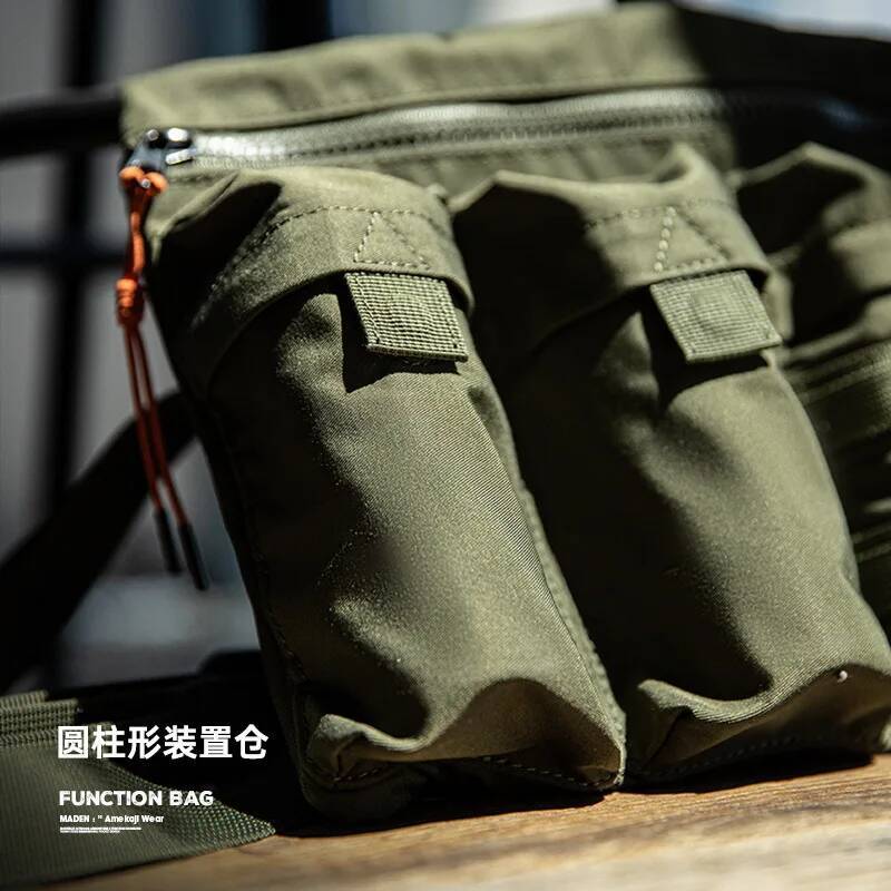 New Men Nylon Crossbody Multifunctional Solid Casual Zipper Bags Fashion Single Shoulder Travel Unisex Messenger Bag high-quality