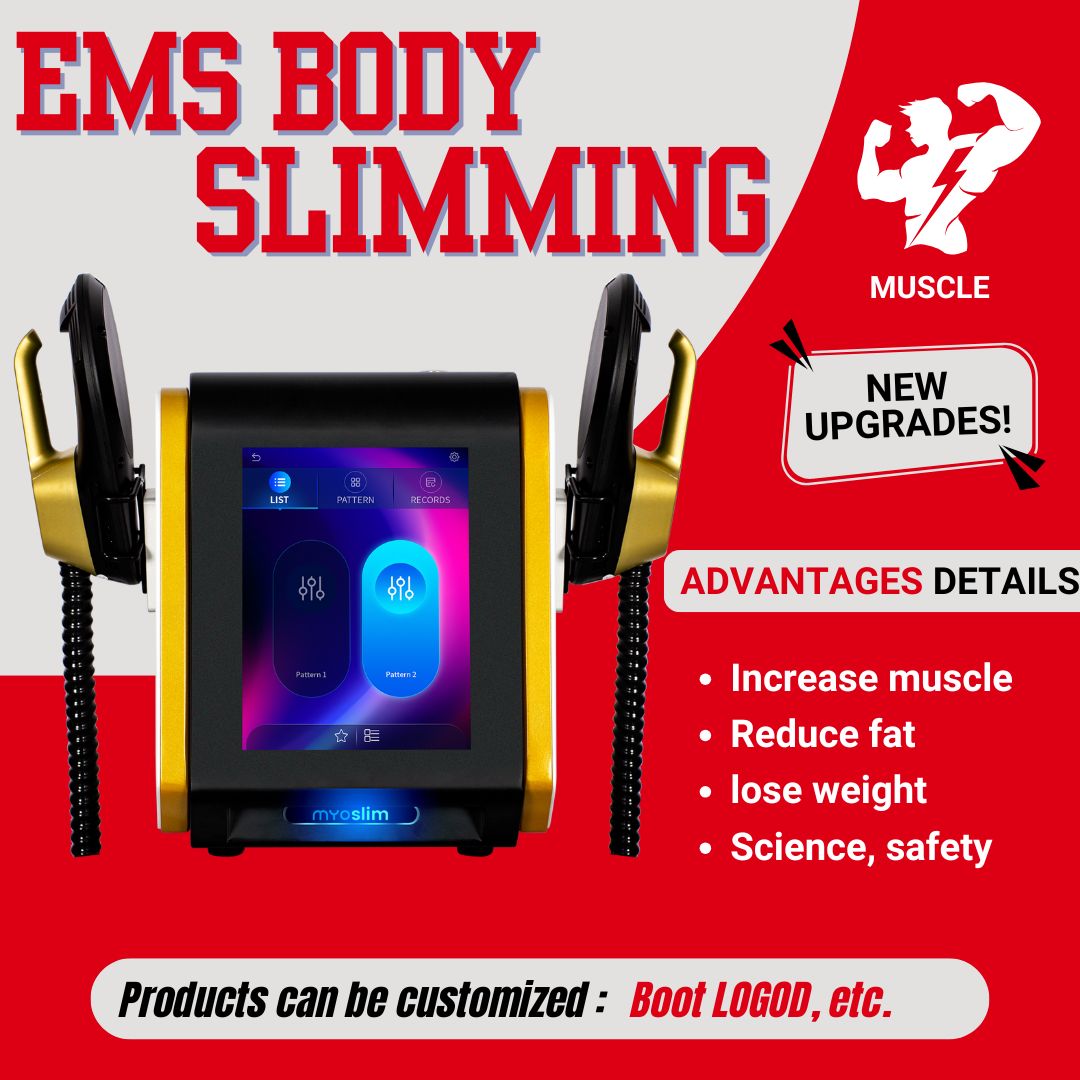 HI-EMT Body Sculpting RF Machine For Burn Fat And Build Muscle Portable Myoslim Slimming Device For Spa And Beauty Salons