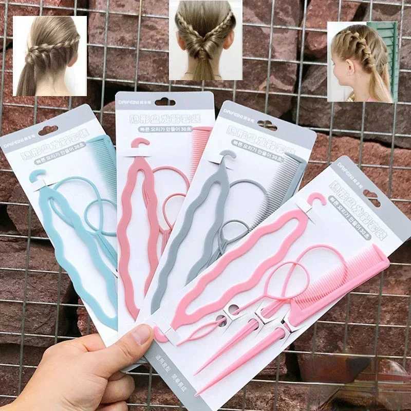 New Magic Hair Styling Tools DIY Hair Braiding Braider Accessories Twist Bun Barrettes Hair Clips for Women Hairdressing Y250707