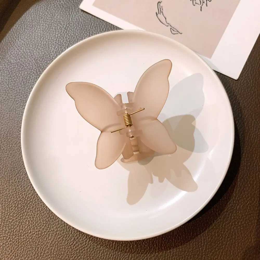 Mini Butterfly Hairpin Barrettes Colorful Hair Claw Women Girls Hair Claw Clips Crab Hairpins Headband Hair Styling Accessories Y250707