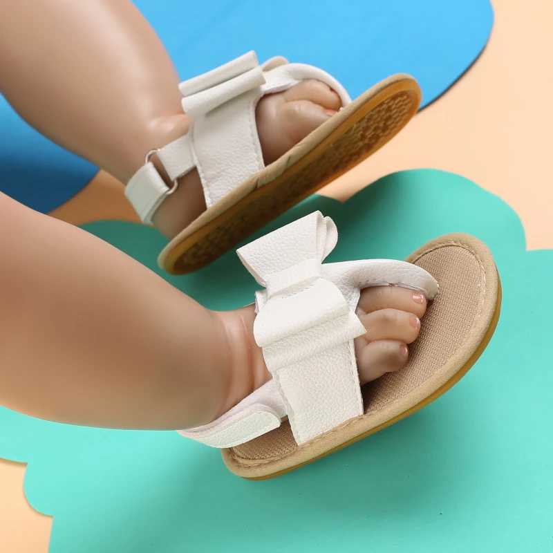 2023 New Big Bow 0-18 Months Baby Princess Shoes Sandals Breathable And Comfortable Walking Shoes R250707