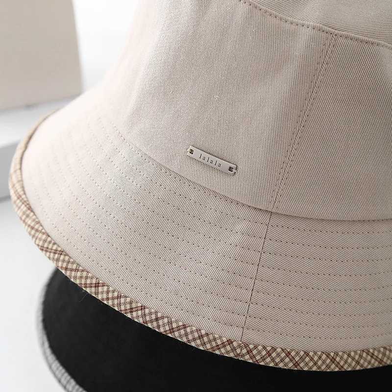 2025 Spring Summer Bucket Hat Women Retro Elegant Simple Bow Hat Womens Japanese Style Fisherman Hat With Wide Brim New Arrival Y250707