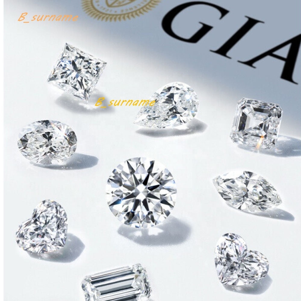 Eco Friendly Lab Created IGI GIA Certified D E F Color 0.5Ct 1Ct 2Ct 4Ct CVD HPHT Loose Diamonds Jewelry Lab Grown Diamonds