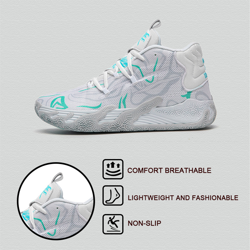2024 New Basketball Shoes Men Breathable Comfortable Sneakers Training Outdoor Sports Basketball Sneakers Women Shoes