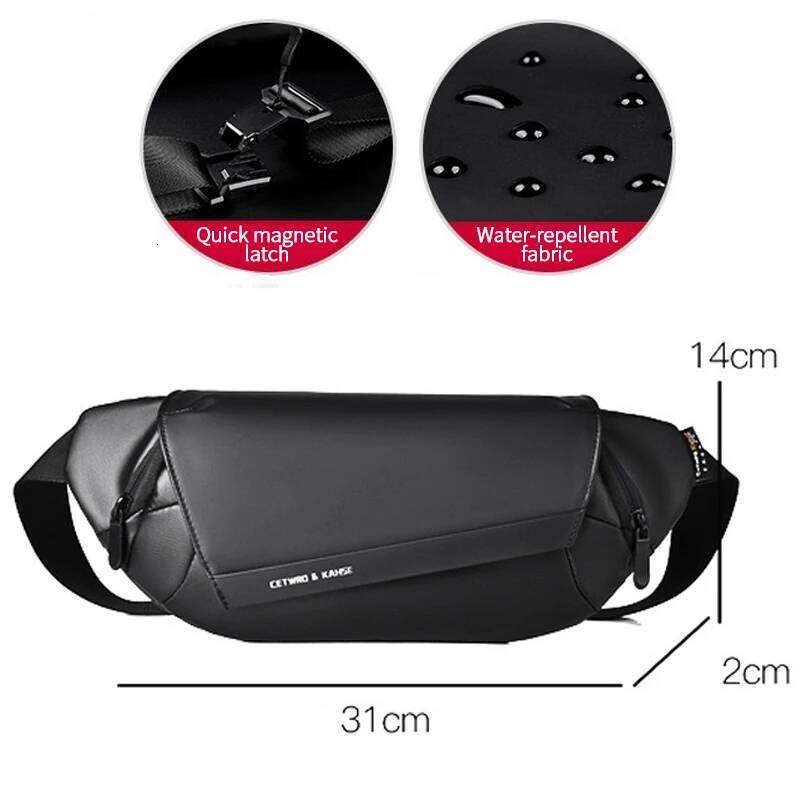 2025 New Crossbody With 7.9 Inch Ipad Waterproof Fabric For Sport Motorbike Travel School Campus Work Party Casual Chest Bag