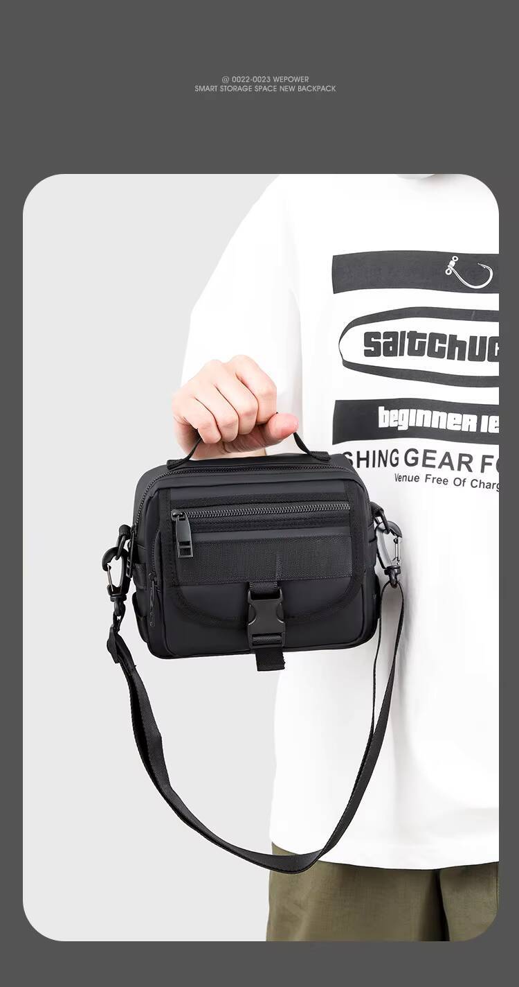 2025New Fashion Large Capacity Single Shoulder Crossbody Bag Men, Waterproof Messenger bag for Travel and Outdoor Activities ddmynov