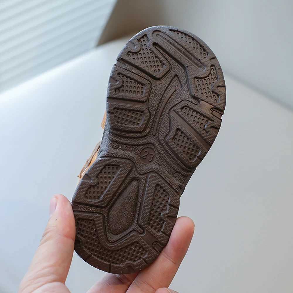 Summer Sport Sandals For Children PU Leather Vintage Boys Sandals Soft-soled Anti-slippery Kids Sandals Fashion Summer Shoes z2507087OK3