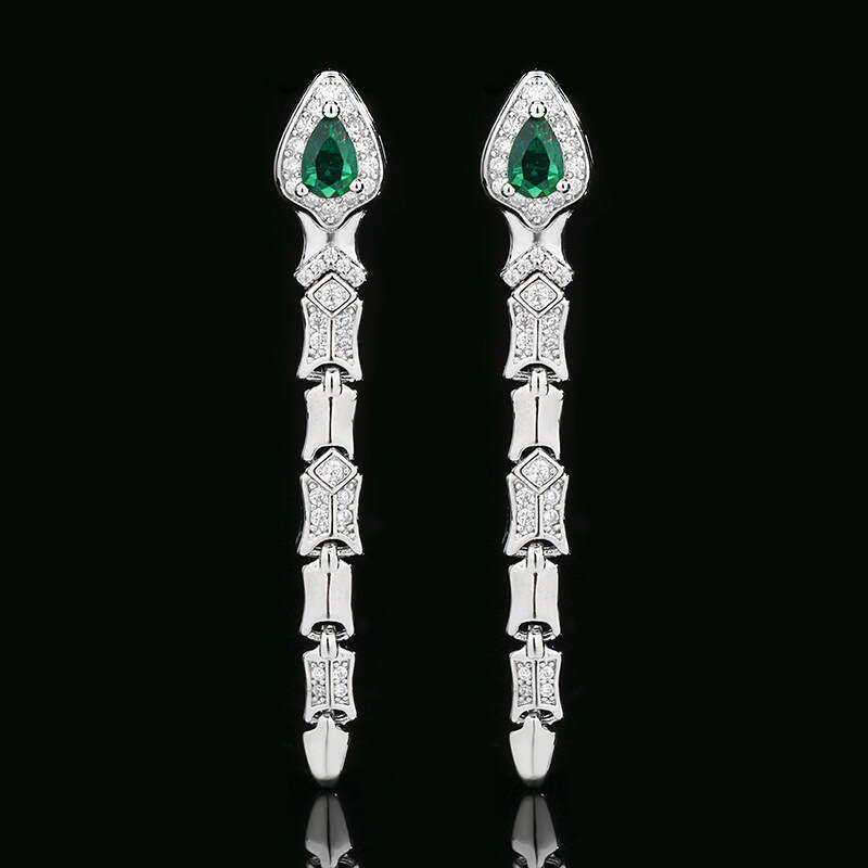 Huayoumei Jewelry Set Earrings Bracelet Clavicle Chain Snake Women's Fashion Light High-End Feel C62