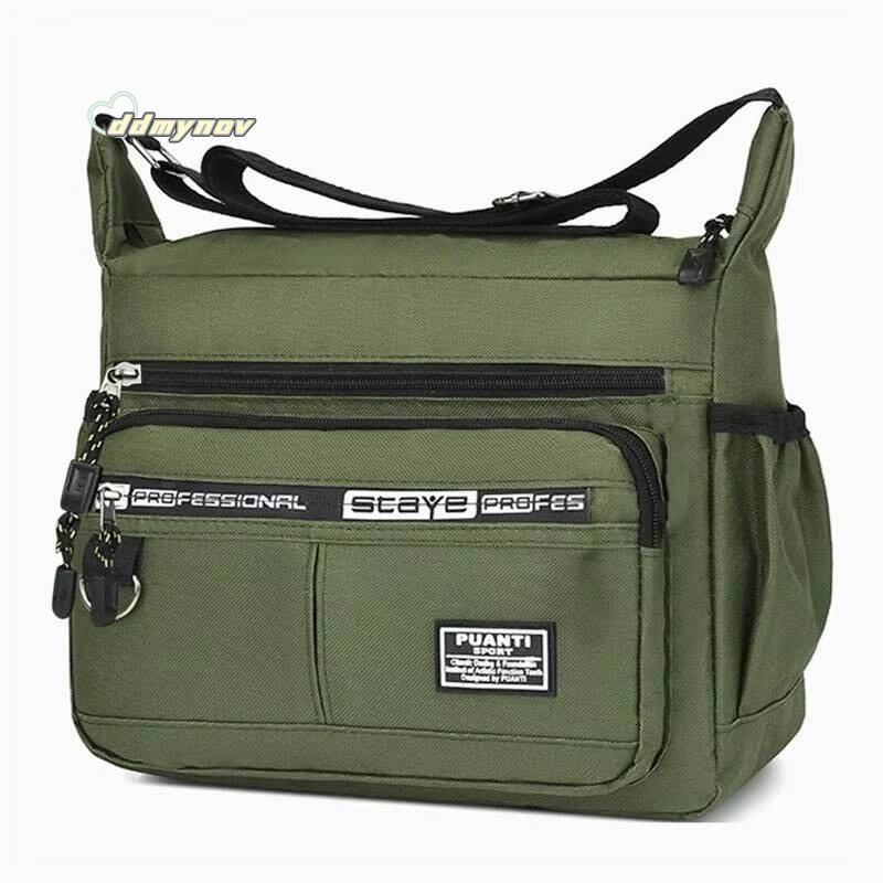 Mens Messenger Bag Crossbody Shoulder Bags Men Large Sling Pack For Work Business Waterproof Oxford Packs Satchel Purse ddmynov