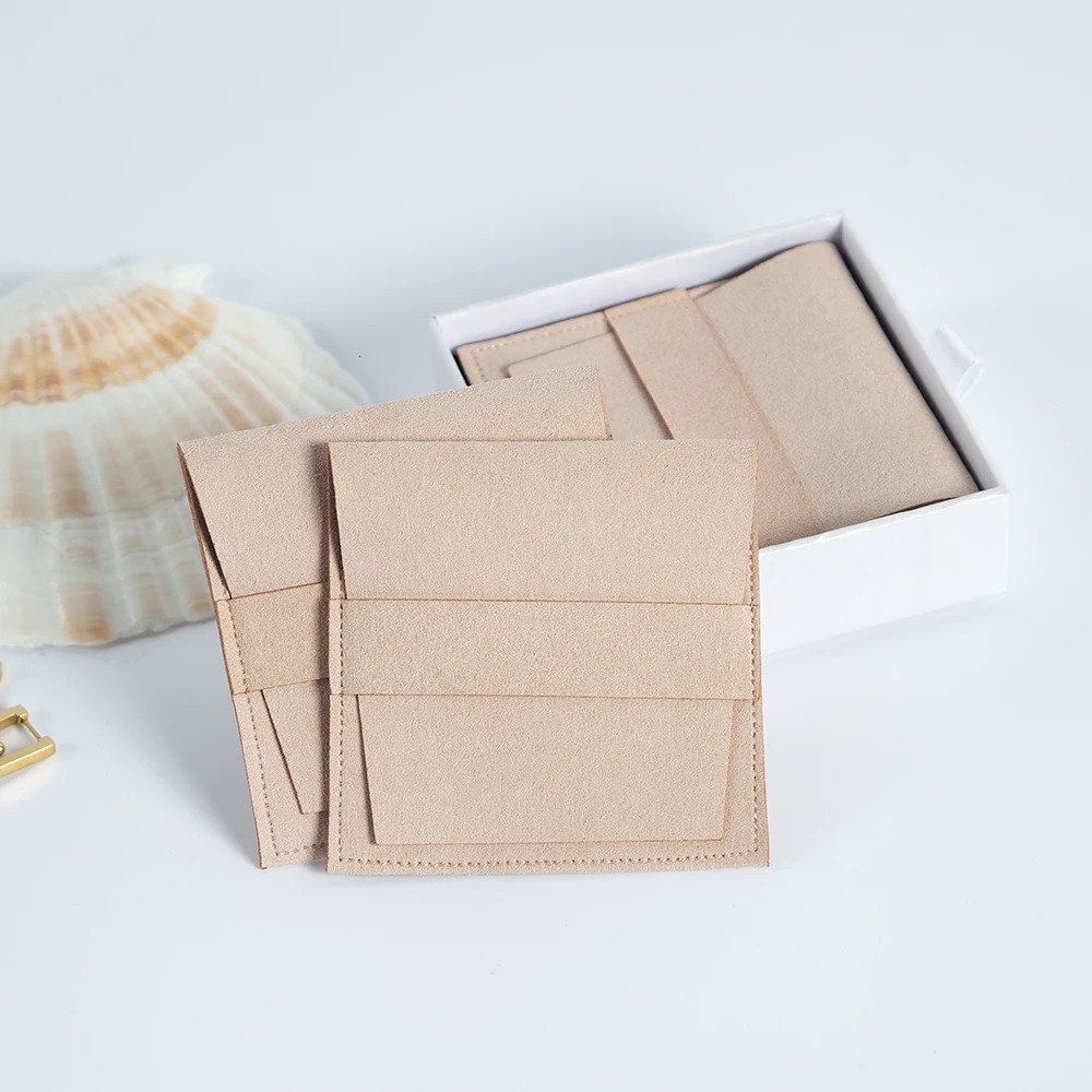 20/50/100pcs Microfiber Jewelry Gift Bags for Wedding Party Candy Favor Envelope Pouch DIY Jewelry Organizer Earring Bracelets 250702
