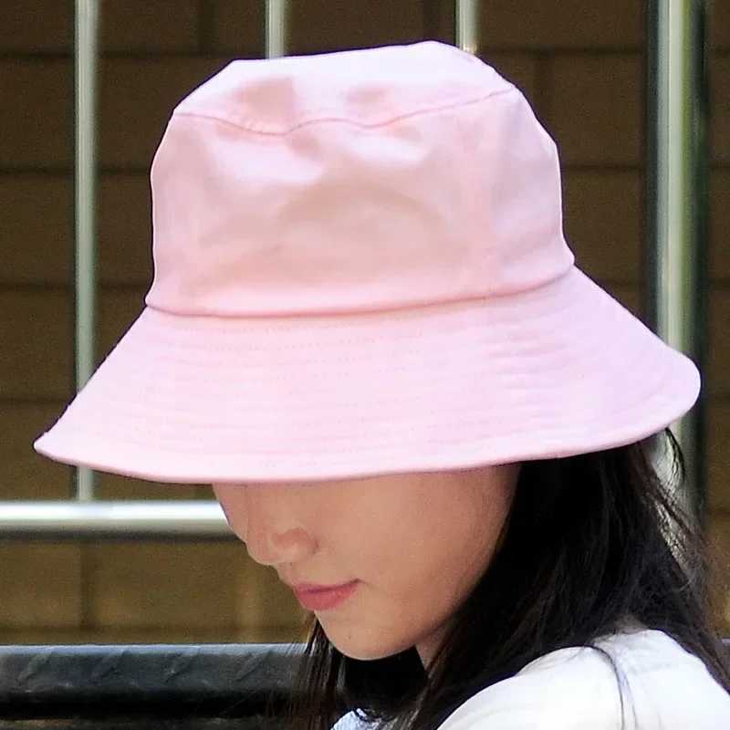 Summer Wide Brim Sunhat Foldable Outdoor Beach Sunscreen Bucket Hat Women Sun Hats UV Protection Visors Fisherman Cap Y250707