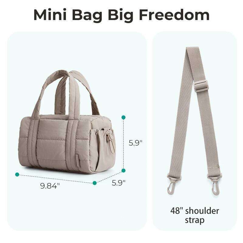 Hobos Crossbody for Women Large Capacity Casual Shoulder Bags Multifunctional Lady Handbag Sport Travel Bag