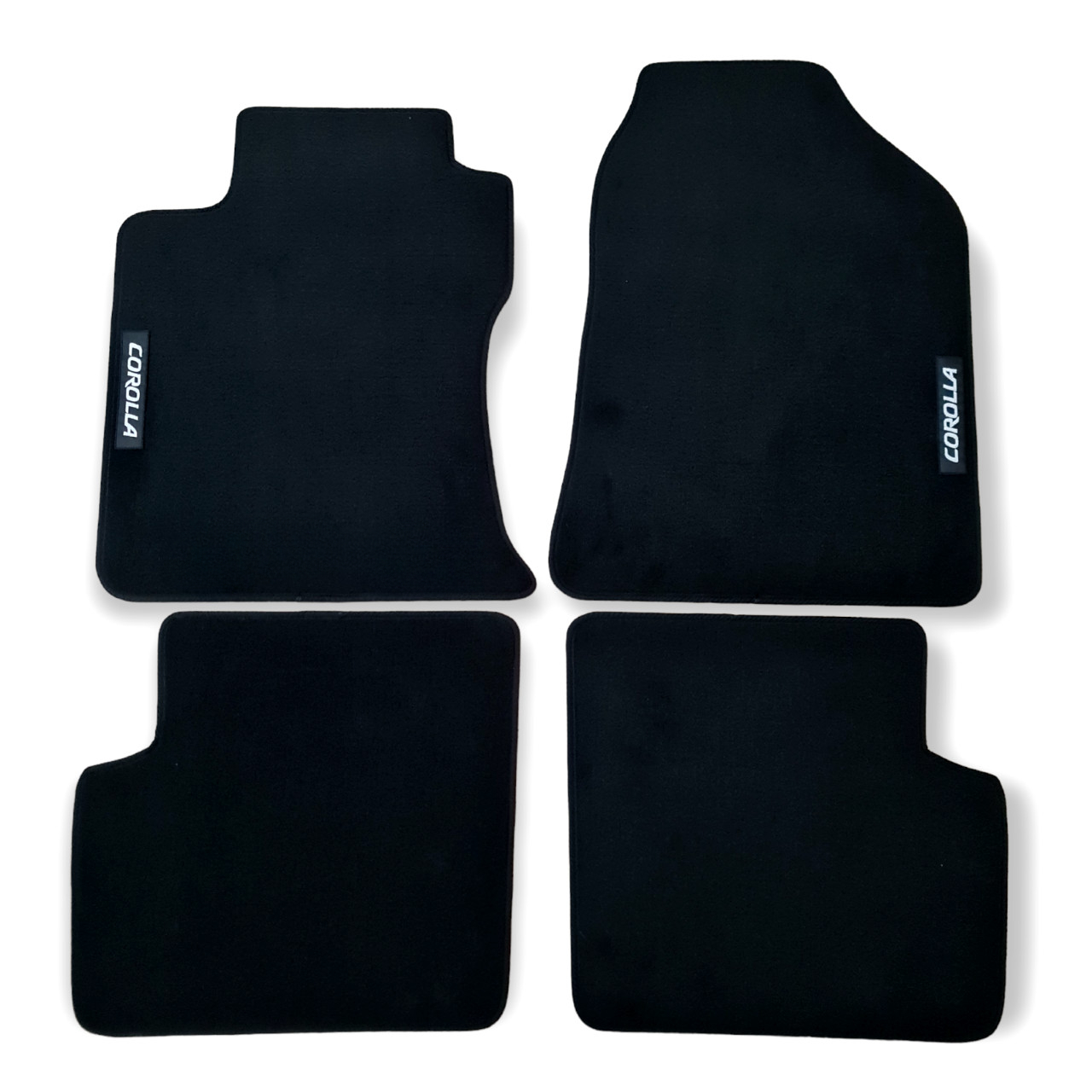 Velour Car Floor Mats For Toyota Corolla Waterproof Black Carpet Auto Liners New