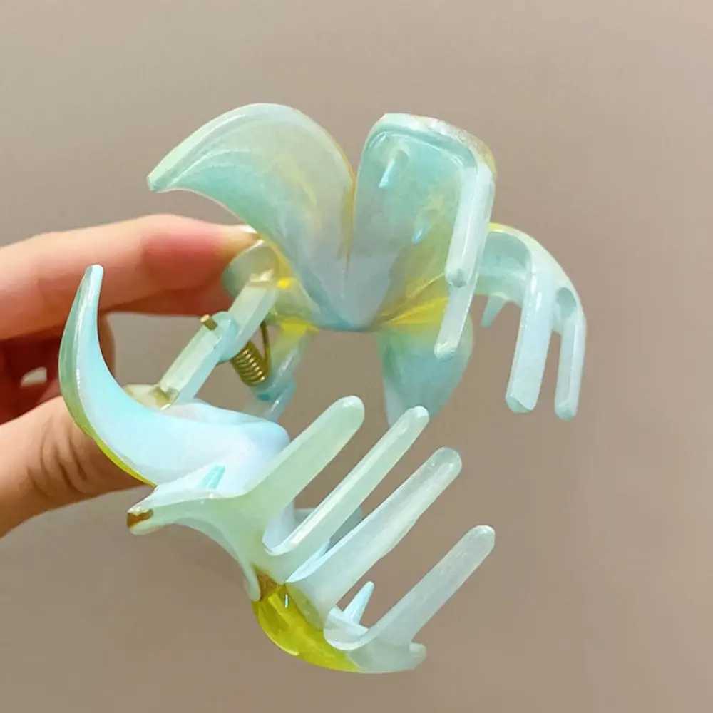 Hair Flower Clip Clips Plumeria Beach Flowers Claw Barrettes Accessories Barrette Kids Colorful Women Piece Y250707