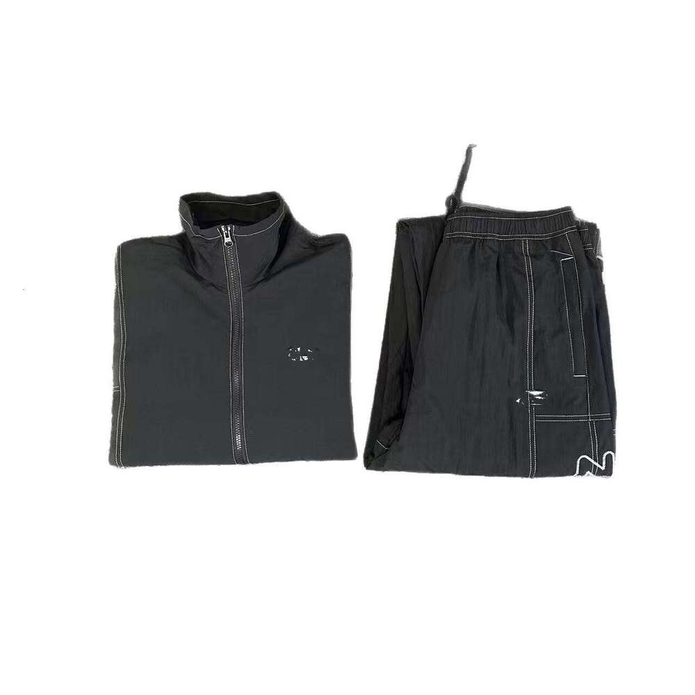 New American Street Hip-Hop Turn-Down Collar Zipper Unisex Loose Casual Jacket Top Trendy