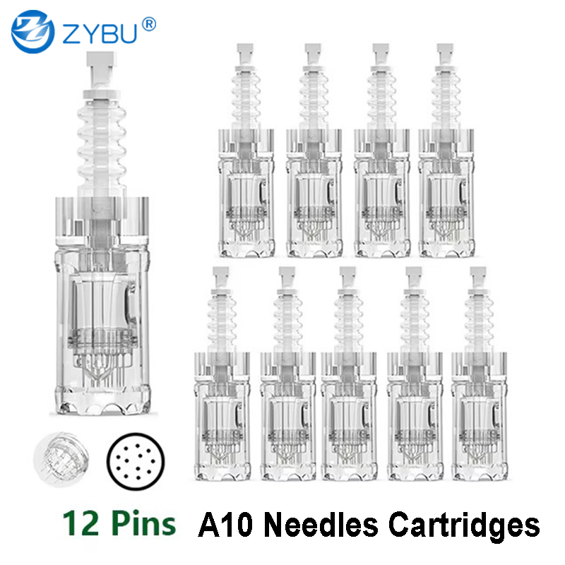 Dr Pen Ultima A10 Replaceable Microneedle Cartridge - Derma Precision Tool with Multiple Pin Options Needles (Nano 12/24/36/42)