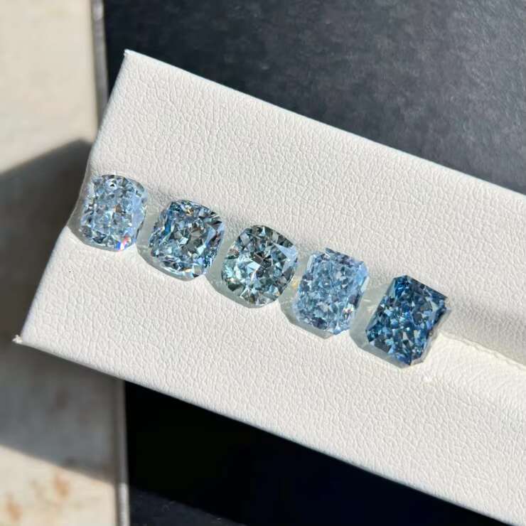 Wholesale 0.5ct 1ct 2ct 3ct 5ct Fancy Color Lab Grown Diamond IGI Certificated Excellent Cut Fancy Cut Lab CVD HPHT Diamond