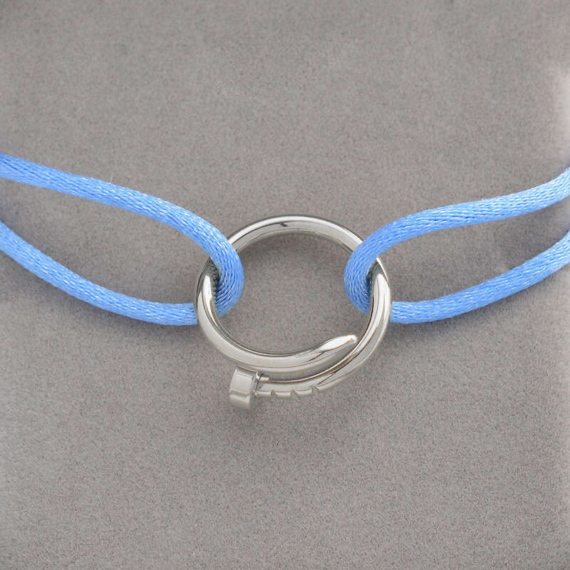 Handwoven Couple's Nail Bracelet, Simple and Elegant Adjustable Open Bracelet