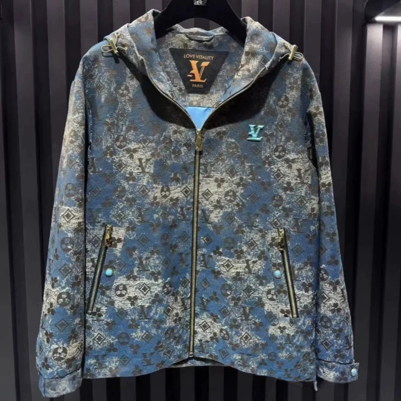 Free shipping Hooded jacket designers fashionable couple style loose and versatile trendy and casual temperament new
