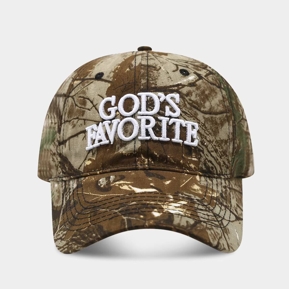 3d Embroidery Unique Retro Camo Baseball Hat Camouflage Jungle Tactics Large Circumference Sun-Shading Cap For WomenS Fashion ddmythur