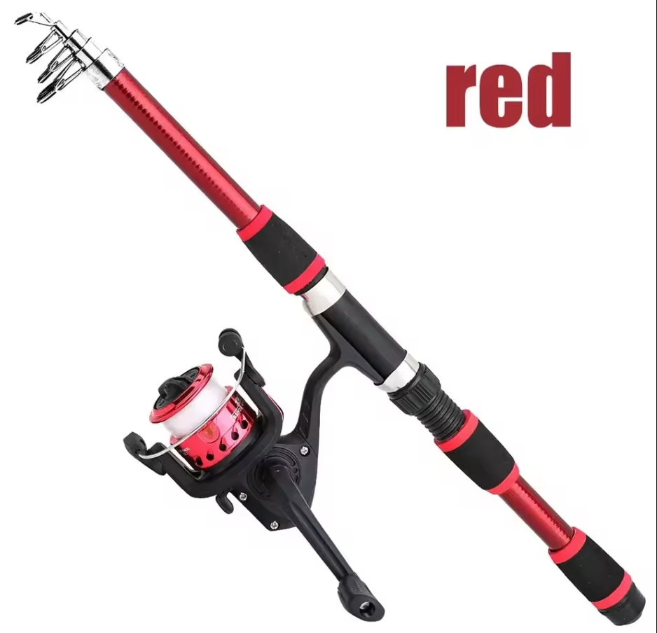 Children's Fishing Rod Goods for Fishing Rods Tools Casting Supplies Tackle Tool Material Articles Fish Ajing Stuff Sports QD