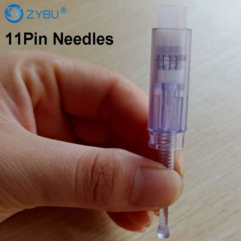 Bayonet Style Microneedle 11 Pin MTS Heads: Professional Grade Skin Care Dermapen Cartridges Accessory (Pack of 50 Pcs) 11pin Needle