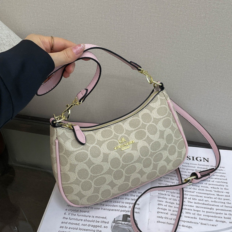 Designer 2025 New High-end Fashion Printed Underarm Elegant Shoulder Crossbody Light Luxury Women's Bag