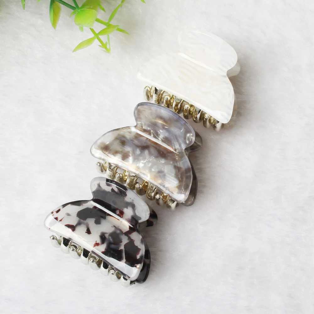 3pack Hair Clip Daisy Acrylic Plastic Small Hair Claw For Women Girls Fashion Gold Crab For Hair Tins Clamps Hair Accessories Z250707