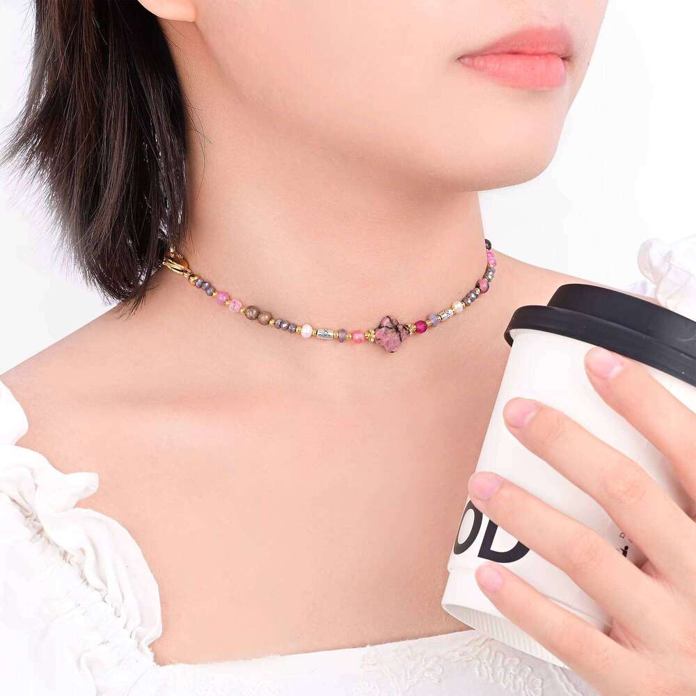 Bohemian Natural Stone Beaded Long and Short Phone Chain Friendship Gift Accessories