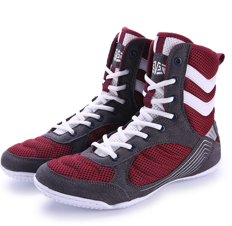 Cross border boxing shoes men's professional combat shoes fighting shoes wrestling shoes Sanda shoes women's indoor fitness training shoes