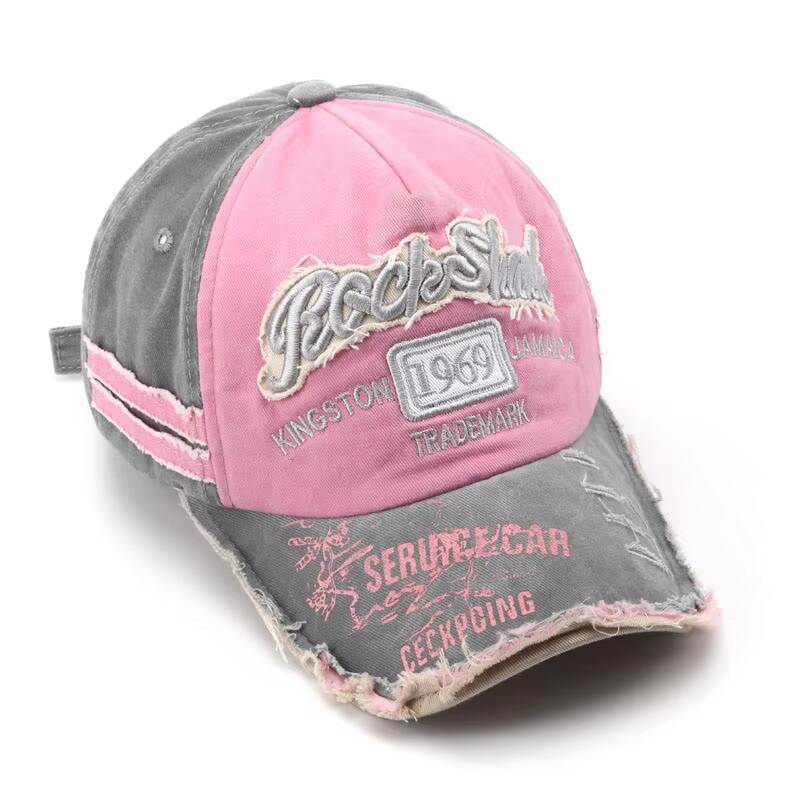 Retro Letter Embroidery Baseball Caps Spring Summer Men Women Cotton Adjustable Casual Hat Hip Hop Streetwear Sun Hats y2k hat ddmythur