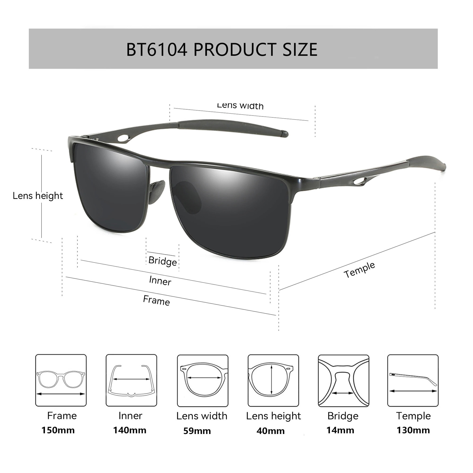 Steampunk Sunglasses RoundSquare Polarized Sun Glasses for Women Men Vintage UV400 Shades430002 250707