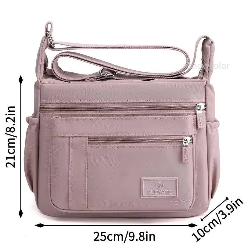 Fashion Shoulder Crossbody Bag for Women Messenger Bags Waterproof Nylon Ladies Handbag ddmynov