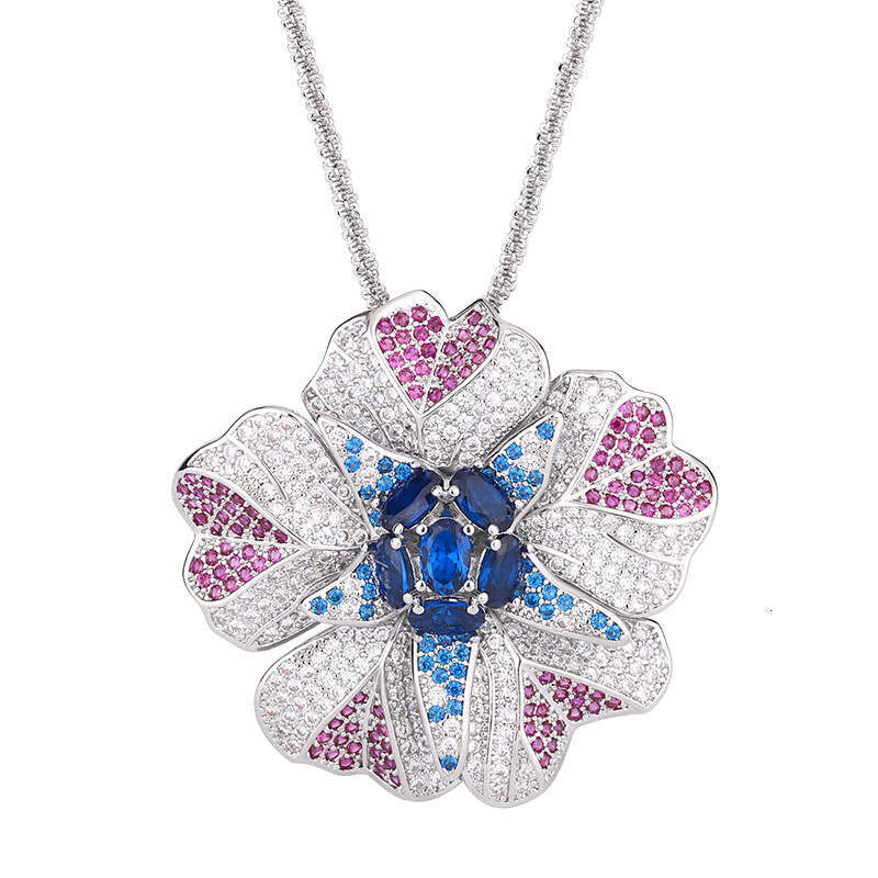 Necklace Two-In-One Clothing Accessory Suit Cheongsam Sweater Anti-Exposure Brooch For Women 7C7
